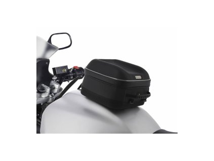 Tankbag na motocykl S-Series Q4s QR, OXFORD (černý, s rychloupínacím systémem na víčka nádrže, objem 4 l)