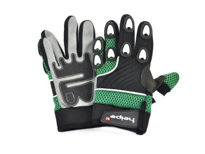 Detské MotoCross rukavice Heipe Zelené