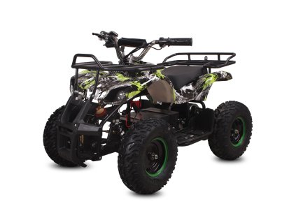 Elektrická štvorkolka MiniRocket Torino 1200W Graffiti Zelená