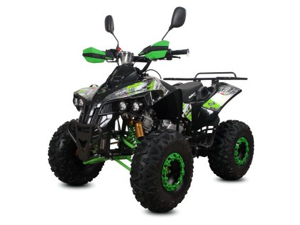 Dětská štvorkolka MiniRocket Warrior 125 8" Deluxe 3+1 Maskáč (žlutý)