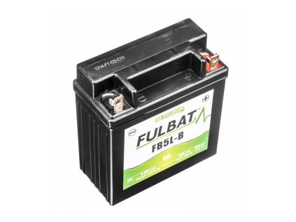 Baterie 12V, YB5L-B GEL, 12V, 5Ah, 65A, bezúdržbová GEL technologie 120x60x130 FULBAT (aktivovaná ve výrobě)