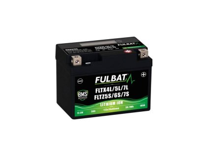 Lithiová baterie LiFePO4 YTZ5S/6S/7S FULBAT 12V, 3Ah, 180A, 0,60 kg, 113x70x85 mm nahrazuje typy:(YTX4L/5L/7L-BS,YTZ5S/6S/7S)