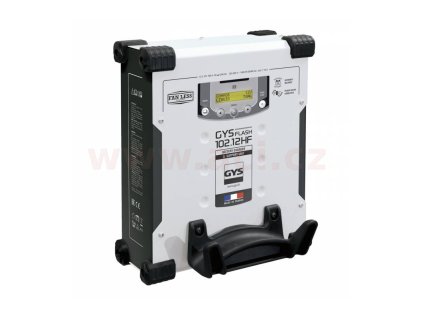 Nabíječka/stabilizovaný zdroj GYSFLASH 102.12 HF 12 V, 5-1200 Ah, 100 A, kabely 5 m, menu v češtině