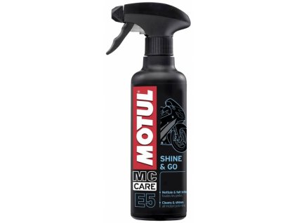 MOTUL leštění a oživení plastů E5 SHINE & GO, 400 ml