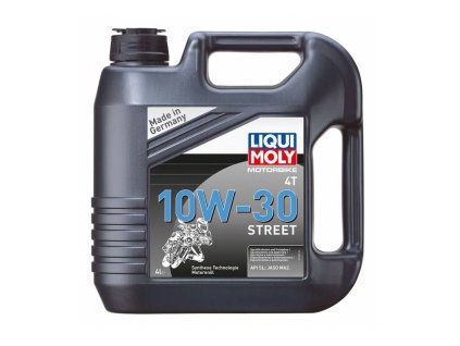 LIQUI MOLY Motorbike 4T 10W30 Street, polosyntetický motorový olej 4 l