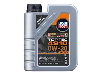 LIQUI MOLY Top Tec 4210 0W-30, syntetický motorový olej 1 l