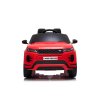 Zánovné elektrické autíčko Range Rover EVOQUE, Jednomiestne, červené, Koženkové sedadlá, MP3 Prehrávač s USB/SD, Pohon 4x4, Batéria 12V10AH, EVA kolesá, Odpružené nápravy, Kľúčové trojpolohové štartovanie, 2,4 GHz Bluetooth Diaľkový Ovládač,