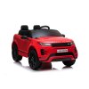 Zánovné elektrické autíčko Range Rover EVOQUE, Jednomiestne, červené, Koženkové sedadlá, MP3 Prehrávač s USB/SD, Pohon 4x4, Batéria 12V10AH, EVA kolesá, Odpružené nápravy, Kľúčové trojpolohové štartovanie, 2,4 GHz Bluetooth Diaľkový Ovládač,
