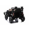 Elektrické autíčko Ford Bronco s pohonom zadných kolies s licenciou (Jednomiestne), čierne, Lítiová batéria, Vysoký podvozok, široké sedadlo, Odpružená zadná náprava, 2,4 GHz Diaľkový ovládač, MP3 prehrávač so vstupom USB, LED svetlá
