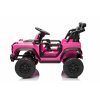 Elektrické autíčko Ford Bronco s pohonom zadných kolies s licenciou (Jednomiestne), ružové, Lítiová batéria, Vysoký podvozok, široké sedadlo, Odpružená zadná náprava, 2,4 GHz Diaľkový ovládač, MP3 prehrávač so vstupom USB, LED svetlá