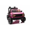 Elektrické autíčko Ford Bronco s pohonom zadných kolies s licenciou (Jednomiestne), ružové, Lítiová batéria, Vysoký podvozok, široké sedadlo, Odpružená zadná náprava, 2,4 GHz Diaľkový ovládač, MP3 prehrávač so vstupom USB, LED svetlá