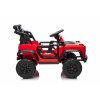 Elektrické autíčko Ford Bronco s pohonom zadných kolies s licenciou (Jednomiestne), červené, Lítiová batéria, Vysoký podvozok, široké sedadlo, Odpružená zadná náprava, 2,4 GHz Diaľkový ovládač, MP3 prehrávač so vstupom USB, LED svetlá