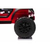Elektrické autíčko Ford Bronco s pohonom zadných kolies s licenciou (Jednomiestne), červené, Lítiová batéria, Vysoký podvozok, široké sedadlo, Odpružená zadná náprava, 2,4 GHz Diaľkový ovládač, MP3 prehrávač so vstupom USB, LED svetlá