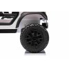 Elektrické autíčko Ford Bronco s pohonom zadných kolies s licenciou (Jednomiestne), biele, Lítiová batéria, Vysoký podvozok, široké sedadlo, Odpružená zadná náprava, 2,4 GHz Diaľkový ovládač, MP3 prehrávač so vstupom USB, LED svetlá