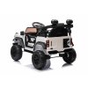 Elektrické autíčko Ford Bronco s pohonom zadných kolies s licenciou (Jednomiestne), biele, Lítiová batéria, Vysoký podvozok, široké sedadlo, Odpružená zadná náprava, 2,4 GHz Diaľkový ovládač, MP3 prehrávač so vstupom USB, LED svetlá