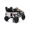 Elektrické autíčko Ford Bronco s pohonom zadných kolies s licenciou (Jednomiestne), biele, Lítiová batéria, Vysoký podvozok, široké sedadlo, Odpružená zadná náprava, 2,4 GHz Diaľkový ovládač, MP3 prehrávač so vstupom USB, LED svetlá
