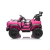 Elektrické autíčko Ford Bronco XL s pohonom zadných kolies, licencované (Dvojmiestne), ružové, Lítiová batéria, Vysoký podvozok, Dve sedadlá, Odpružená zadná náprava, 2,4 GHz Diaľkový ovládač, MP3 prehrávač so vstupom USB, LED svetlá