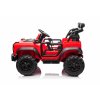 Elektrické autíčko Ford Bronco XL s pohonom zadných kolies, licencované (Dvojmiestne), červené, Lítiová batéria, Vysoký podvozok, Dve sedadlá, Odpružená zadná náprava, 2,4 GHz Diaľkový ovládač, MP3 prehrávač so vstupom USB, LED svetlá