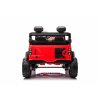 Elektrické autíčko Ford Bronco XL s pohonom zadných kolies, licencované (Dvojmiestne), červené, Lítiová batéria, Vysoký podvozok, Dve sedadlá, Odpružená zadná náprava, 2,4 GHz Diaľkový ovládač, MP3 prehrávač so vstupom USB, LED svetlá