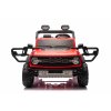Elektrické autíčko Ford Bronco XL s pohonom zadných kolies, licencované (Dvojmiestne), červené, Lítiová batéria, Vysoký podvozok, Dve sedadlá, Odpružená zadná náprava, 2,4 GHz Diaľkový ovládač, MP3 prehrávač so vstupom USB, LED svetlá