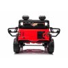 Elektrické autíčko Ford Bronco XL s pohonom zadných kolies, licencované (Dvojmiestne), červené, Lítiová batéria, Vysoký podvozok, Dve sedadlá, Odpružená zadná náprava, 2,4 GHz Diaľkový ovládač, MP3 prehrávač so vstupom USB, LED svetlá