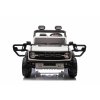Elektrické autíčko Ford Bronco XL s pohonom zadných kolies, licencované (Dvojmiestne), biele, Lítiová batéria, Vysoký podvozok, Dve sedadlá, Odpružená zadná náprava, 2,4 GHz Diaľkový ovládač, MP3 prehrávač so vstupom USB, LED svetlá