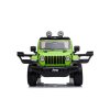 Elektrické autíčko JEEP Wrangler, Jednomiestne, Zelené, Koženkové sedadlá, Rádio s Bluetooth prehrávačom, SD/USB vstup, Pohon 4x4, Lítiová batéria, EVA kolesá, Odpružená náprava, 2,4 GHz Dialkové Ovládanie