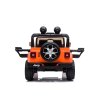 Elektrické autíčko JEEP Wrangler, Jednomiestne, Oranžové, Koženkové sedadlá, Rádio s Bluetooth prehrávačom, SD/USB vstup, Pohon 4x4, Lítiová batéria, EVA kolesá, Odpružená náprava, 2,4 GHz Dialkové Ovládanie