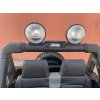 Elektrické autíčko JEEP Wrangler, Jednomiestne, Oranžové, Koženkové sedadlá, Rádio s Bluetooth prehrávačom, SD/USB vstup, Pohon 4x4, Lítiová batéria, EVA kolesá, Odpružená náprava, 2,4 GHz Dialkové Ovládanie