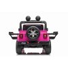 Elektrické autíčko JEEP Wrangler, Jednomiestne, Ružové, Koženkové sedadlá, Rádio s Bluetooth prehrávačom, SD/USB vstup, Pohon 4x4, Lítiová batéria, EVA kolesá, Odpružená náprava, 2,4 GHz Dialkové Ovládanie