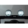 Elektrické autíčko JEEP Wrangler, Jednomiestne, Biele, Koženkové sedadlá, Rádio s Bluetooth prehrávačom, SD/USB vstup, Pohon 4x4, Lítiová batéria, EVA kolesá, Odpružená náprava, 2,4 GHz Dialkové Ovládanie