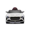 Elektrické autíčko Bentley Bacalar 12V, biele, Dvere otvárajúce sa nahor, 2.4 GHz diaľkové ovládanie, LED svetlá, USB/Aux Vstup, Odpruženie, Lítiová batéria, 2 X 25W motor, ORIGINÁL licencia