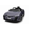 Elektrické autíčko Audi RS E-tron GT 12V, sivé, široké jednomiestne sedadlo, 2,4 GHz diaľkové ovládanie, USB / AUX Vstup, Bluetooth, Odpruženie, Lítiová batéria, LED svetlá, 2 X 25W Motor, ORIGINÁL licencia