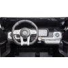 Elektrické autíčko Mercedes-Benz G63 AMG 4x4 Dvojmiestne 24V, čierne, MP3 Prehrávač s USB/AUX a Bluetooth pripojením, Pohon 4x4, Lítiová batéria , EVA kolesá s odpružením, Koženkové sedadlá, Diaľkový ovládač, Licencované