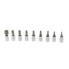Sada hlavíc Torx T10-60 1/4" CRV 9ks - GEKO G13550
