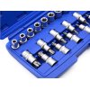Sada nástrčných kľúčov a bitov 1/2" TORX 19ks - GEKO G13565