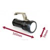 Baterka / reflektor LED CREE XML2 T6 - T808