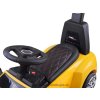 Joko Elektrické autíčko, odrážadlo 3v1, kožené sedadlo, žltá