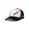 Kšiltovka SESSIONIZED, ALPINESTARS (bílá/černá/červená)