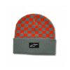 čepice CHECKERED CUFF BEANIE, ALPINESTARS (modrá/oranžová)
