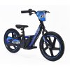 Detské elektrické odrážadlo RIRIBIKE RTX6 24V (16”), modré, Lítiová batéria, 250W Motor, Kotúčová brzda, Nastaviteľné mäkké PU sedadlo