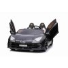 Zánovné elektrické autíčko Lamborghini Aventador 24V Dvojmiestne, čierne lakované, 2,4 GHz DO, Mäkké PU Sedadlá, LCD Displej, odpruženie, vertikálne otváravé dvere, mäkké EVA kolesá, 2 X 45W MOTOR, ORIGINAL licencia