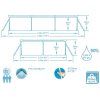 Bestway Steel Pro Frame 300 x 201 x 66cm, 56411