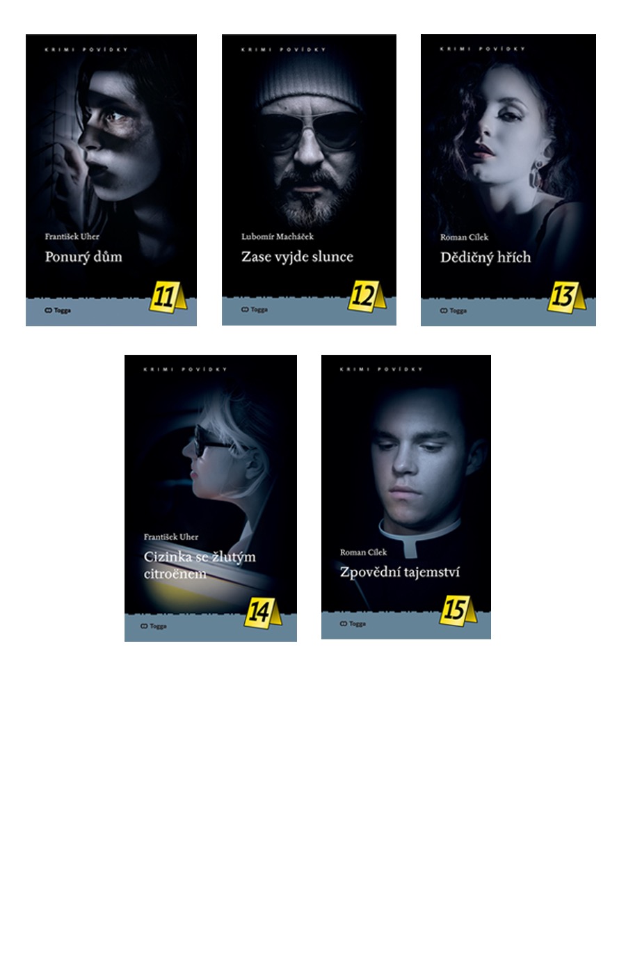 Celá edice Krimi povídek - Díly 11-15