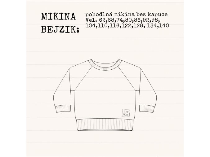 Mikina BEJZIK