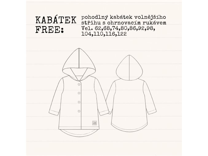 Kabátek FREE BUTTON