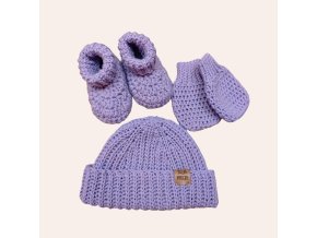 MERINO háčkovaný set pro miminko