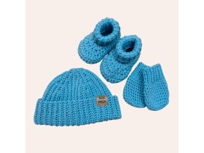 MERINO háčkovaný set pro miminko