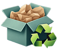 Recyklovaný obalový materiál