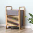 Výrobky do domácnosti z bambusu pro milovníky této dřeviny. Police, regály, koše na prádlo a další bambusové doplňky.